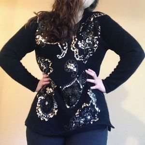 Vintage Sequin Sweater